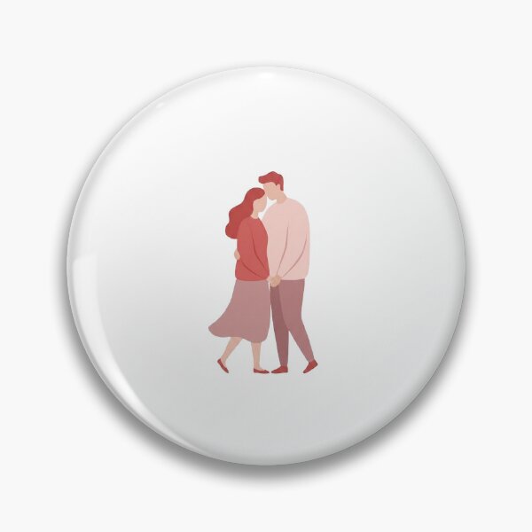 Item preview, Romantic Couple Hug Embrace - Cute Love Vector Art for Men T-Shirt Sticker designed and sold by Chuahan_Arts.
