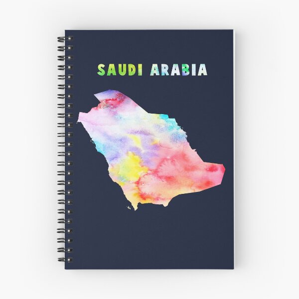 Item preview, Saudi Arabia Watercolor Map Art - Vibrant Modern Silhouette designed and sold by mashmosh.