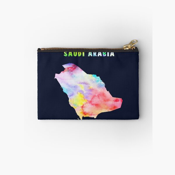 Item preview, Saudi Arabia Watercolor Map Art - Vibrant Modern Silhouette designed and sold by mashmosh.