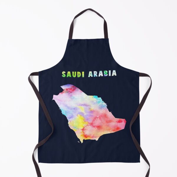 Item preview, Saudi Arabia Watercolor Map Art - Vibrant Modern Silhouette designed and sold by mashmosh.