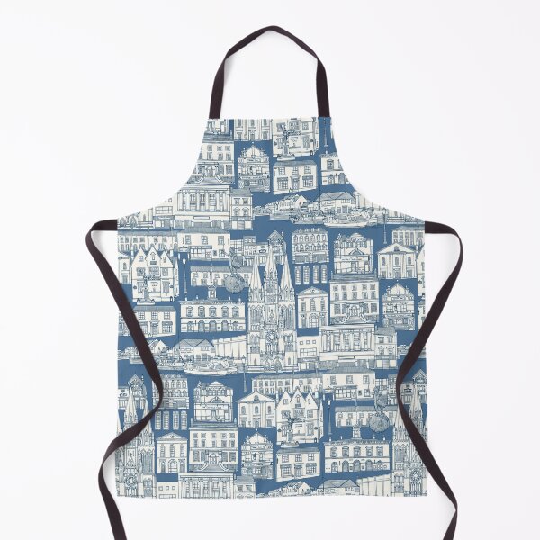Item preview, Truro toile cobalt denim designed and sold by scrummy.