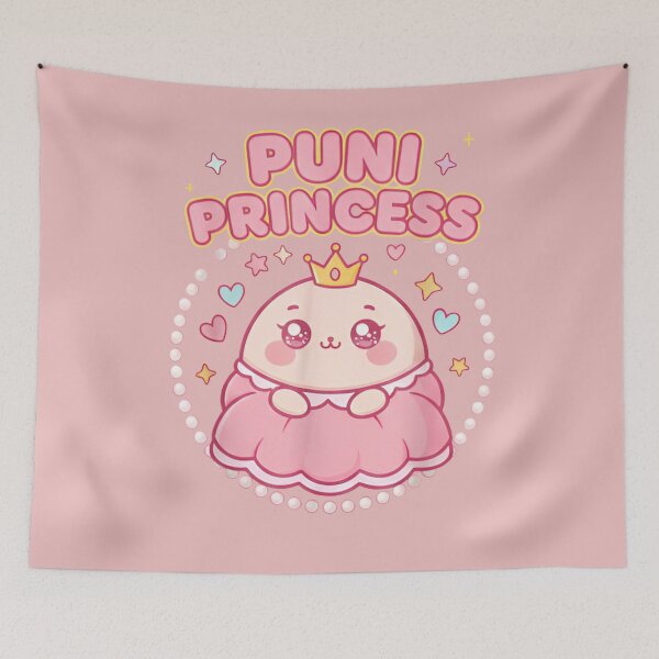 Item preview, Puni Puni Princess Kawaii T-Shirt | Cute Anime Chibi Princess Pastel Aesthetic Japanese Style Tee designed and sold by ZyxDes.