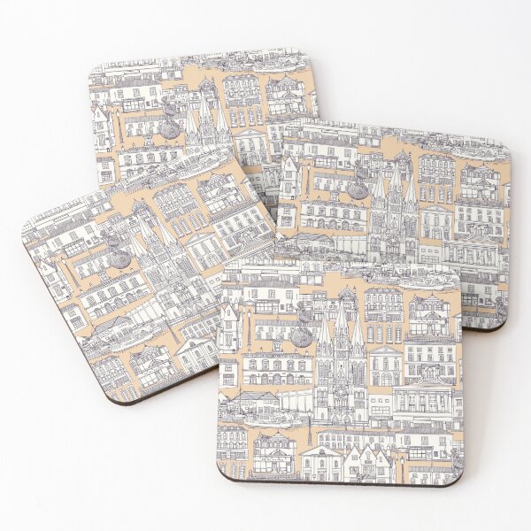 Item preview, Truro toile mulberry sand designed and sold by scrummy.
