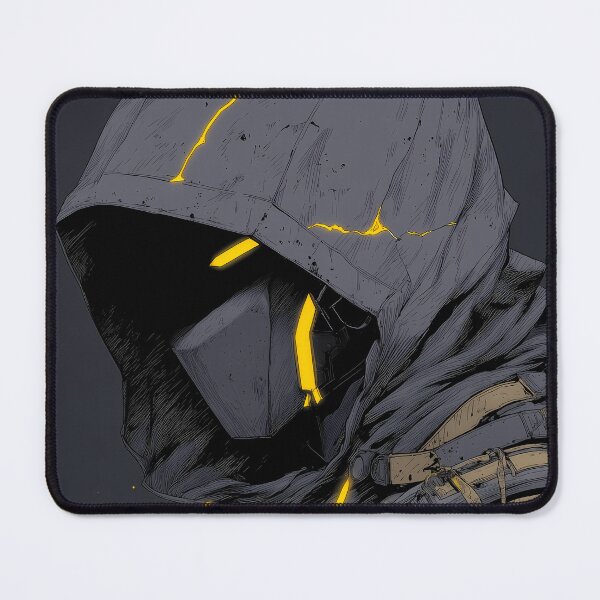 Item preview, Hooded Cyber Sentinel Yellow Arc designed and sold by NeonHorizon Studio.