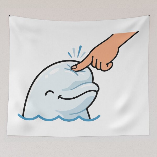 Item preview, Boop The Beluga Melon Cute Squishy Whale designed and sold by Petzzz.