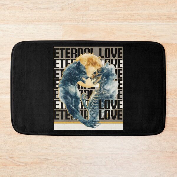 Item preview, Eternal Love Gothic – Werewolf vs Skeleton Moon Dark Fantasy Graphic designed and sold by justyna-s28.