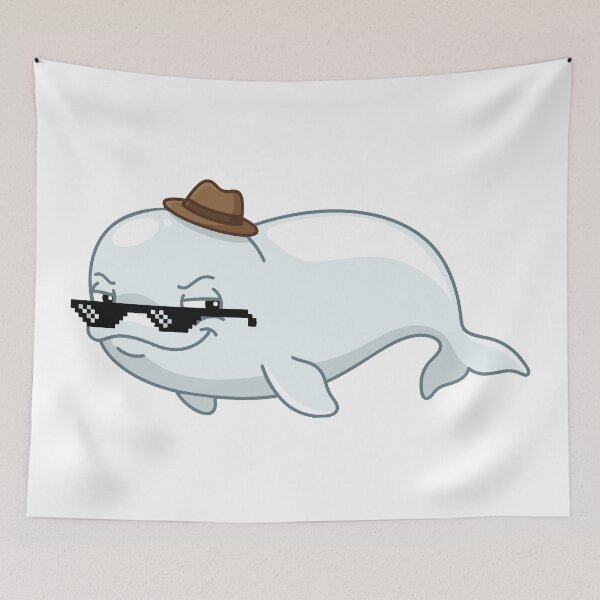 Item preview, Secret Agent Beluga Spy From Atlantis Meme designed and sold by Petzzz.