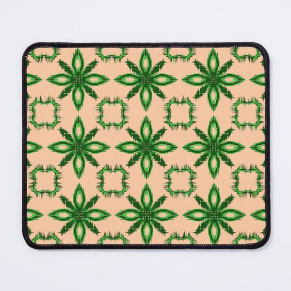 Item preview, Green Boho Ikat Summer Vibe Pattern designed and sold by Oabnourza012.