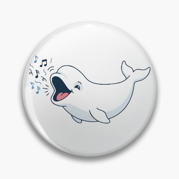 Item preview, Screaming Sea Canary Beluga Whale Happy Noise designed and sold by Petzzz.