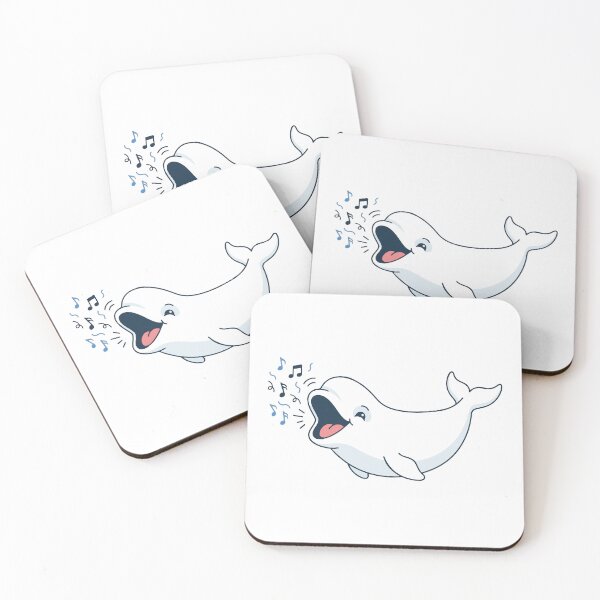 Item preview, Screaming Sea Canary Beluga Whale Happy Noise designed and sold by Petzzz.