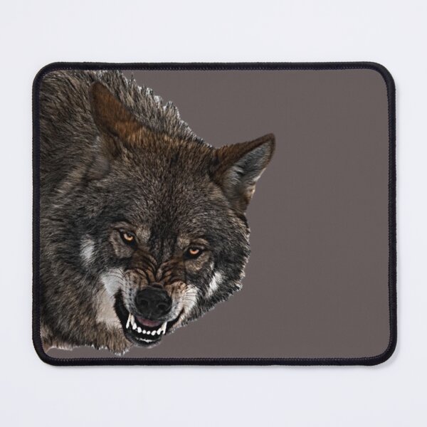 Item preview, Angry Wolf Peeking - Dark Wild Wolf designed and sold by NoxLand.