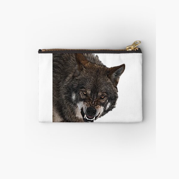 Item preview, Angry Wolf Peeking - Dark Wild Wolf designed and sold by NoxLand.