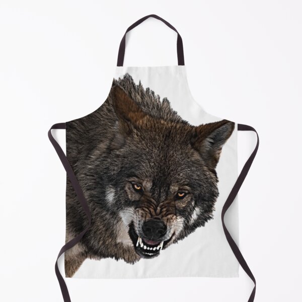 Item preview, Angry Wolf Peeking - Dark Wild Wolf designed and sold by NoxLand.