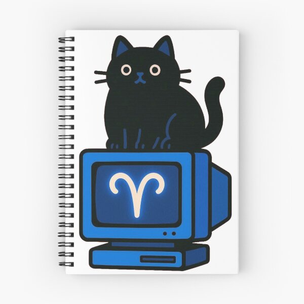 Item preview, Aries Kitty // Y2K Retro Tech Aesthetic designed and sold by A Rather Decadent Exhibition.