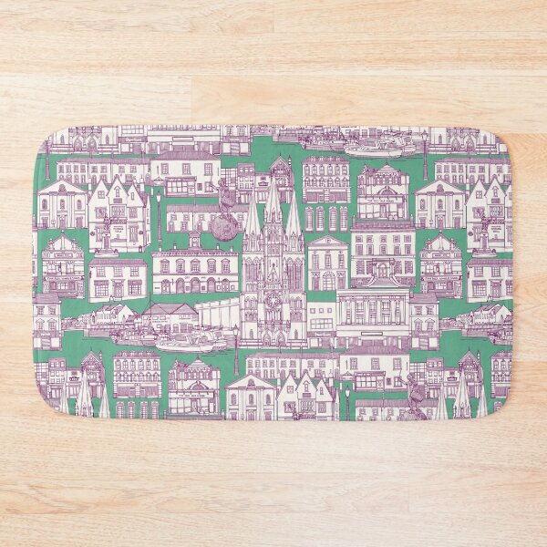 Item preview, Truro toile purple peppermint designed and sold by scrummy.