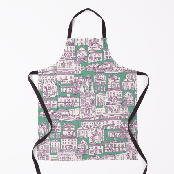 Item preview, Truro toile purple peppermint designed and sold by scrummy.