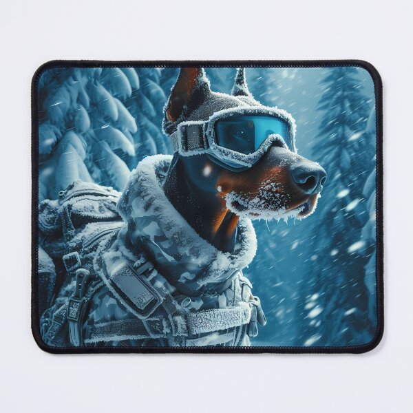 Item preview, Unit 01: Tactical Doberman - ARCTIC STRIKE designed and sold by CyberPawArt.