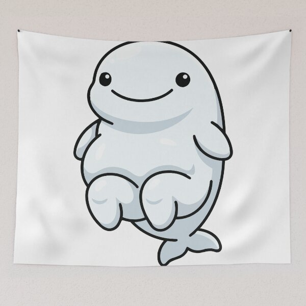 Item preview, Smiling Beluga With Knees Funny Anatomy designed and sold by Petzzz.