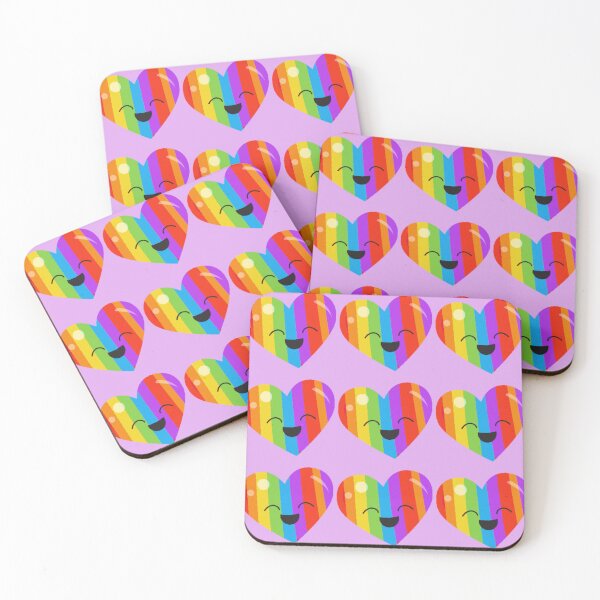 Item preview, Cute Rainbow Heart Seamless Pattern Throw Pillows designed and sold by FestivityFinds.
