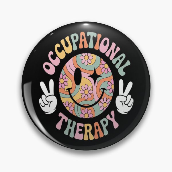 Item preview, Groovy Occupational Therapy OT Therapist OT Month Happy Face designed and sold by mandiana.