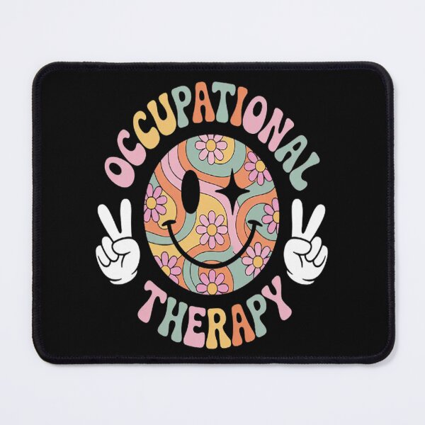Item preview, Groovy Occupational Therapy OT Therapist OT Month Happy Face designed and sold by mandiana.