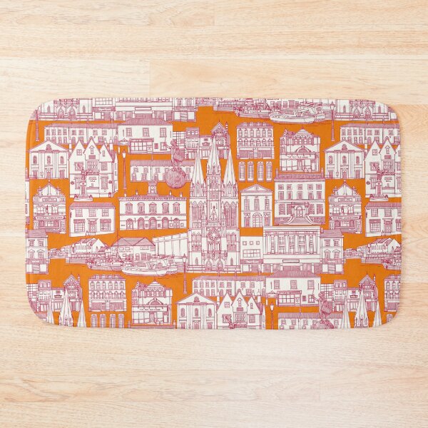 Item preview, Truro toile viva magenta satsuma designed and sold by scrummy.