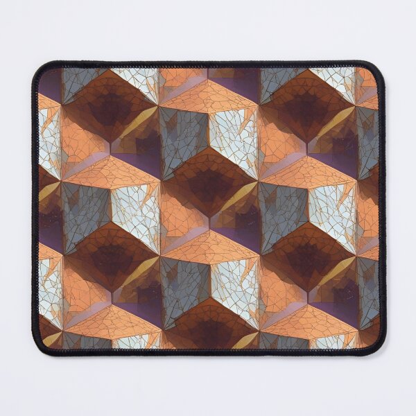Item preview, Optical Pattern: Textured Geometric Cubes designed and sold by mxztar.