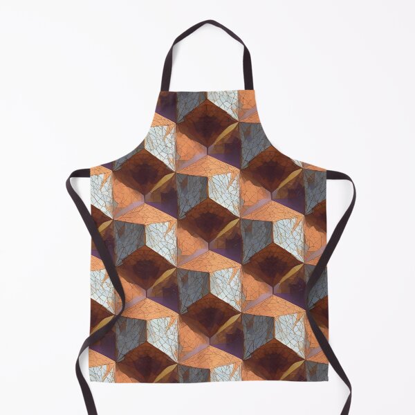 Item preview, Optical Pattern: Textured Geometric Cubes designed and sold by mxztar.