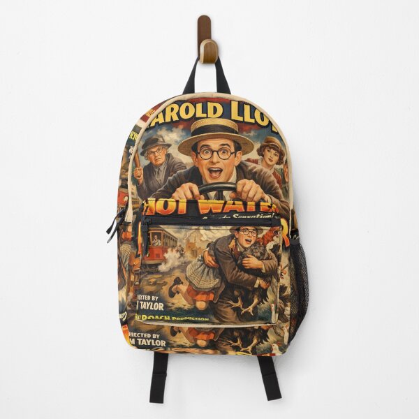 Item preview, Harold Lloyd Hot Water - Vintage Movie Poster Design designed and sold by Mauswohn.