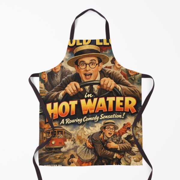 Item preview, Harold Lloyd Hot Water - Vintage Movie Poster Design designed and sold by Mauswohn.
