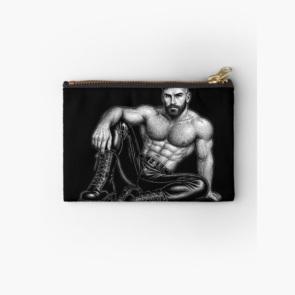 Item preview, Gay Leather Berlin Pride Tatoo Splash Tom of Finland Tribute Gay Leather Pride Graphic Design designed and sold by ItsAKinkThing.