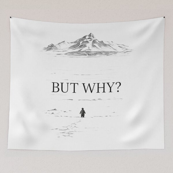 Item preview, Penguin Mountain But Why designed and sold by Starry Night Creative Art.