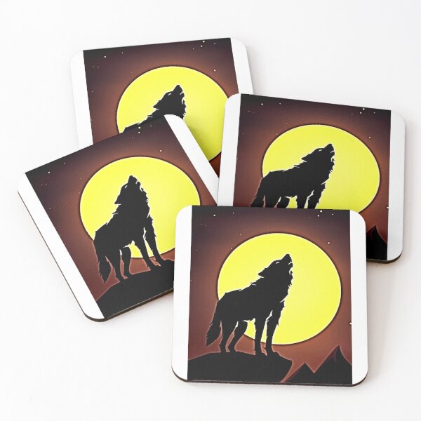 Item preview, Lone Wolf Howling at Moon designed and sold by NoxLand.