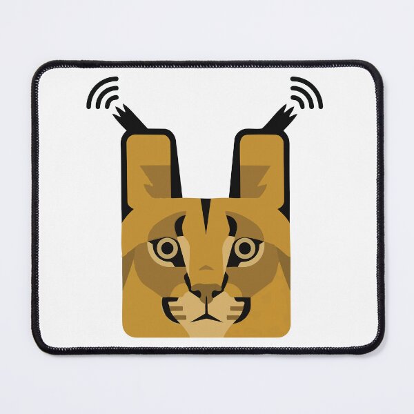 Item preview, Caracal Radar Ears Big Floppa Meme designed and sold by Petzzz.