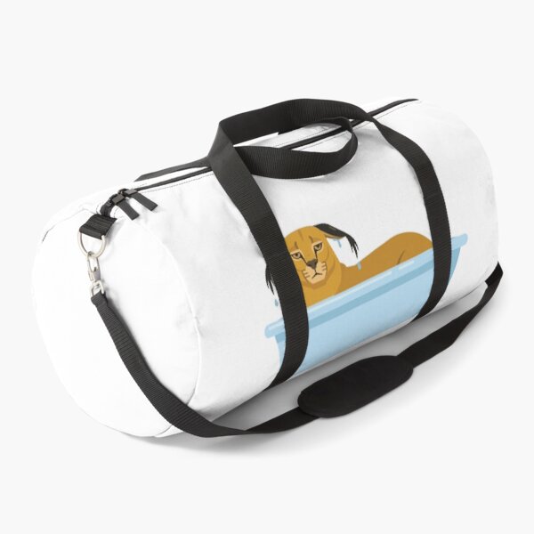 Item preview, Wet Caracal In Bathtub Funny Cat designed and sold by Petzzz.