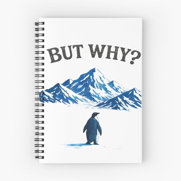 Item preview, Penguin Mountain But Why designed and sold by Starry Night Creative Art.