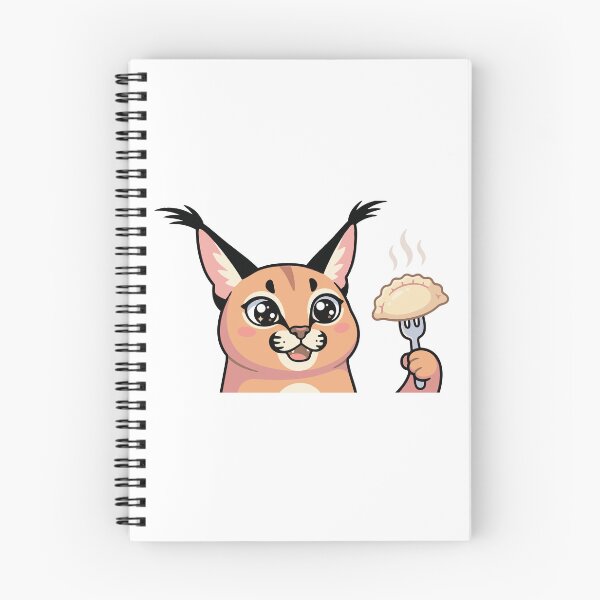Item preview, Big Floppa Eating Dumplings Meme Art designed and sold by Petzzz.