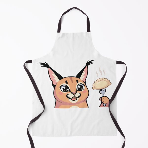 Item preview, Big Floppa Eating Dumplings Meme Art designed and sold by Petzzz.
