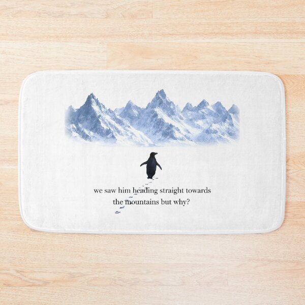 Item preview, Penguin But Why Mountains designed and sold by gear-posters.