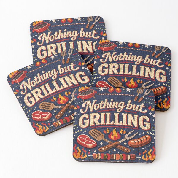 Item preview, Nothing but Grilling – Fun Grilling Knitting Pattern Design designed and sold by Mauswohn.