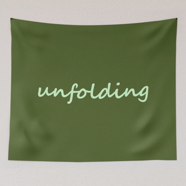 Item preview, Unfolding Personal Growth Minimalist Aesthetic Typography designed and sold by PixelPlush.