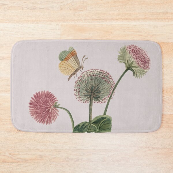 Item preview, Antique Butterfly and Flowers designed and sold by Mad-by-The-O.