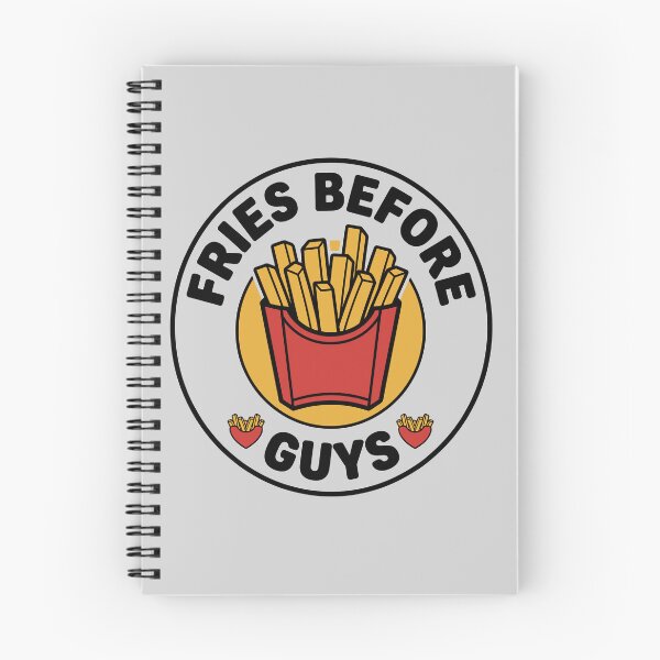 Item preview, Fries Before Guys Funny Food Quote designed and sold by Design By Niko.