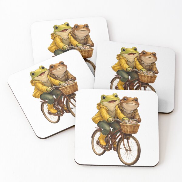 Item preview, Frog and Toad on a bike designed and sold by ELK20.
