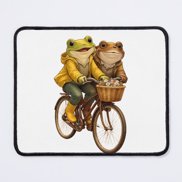 Item preview, Frog and Toad on a bike designed and sold by ELK20.