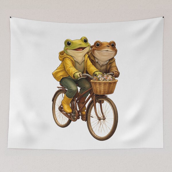 Item preview, Frog and Toad on a bike designed and sold by ELK20.