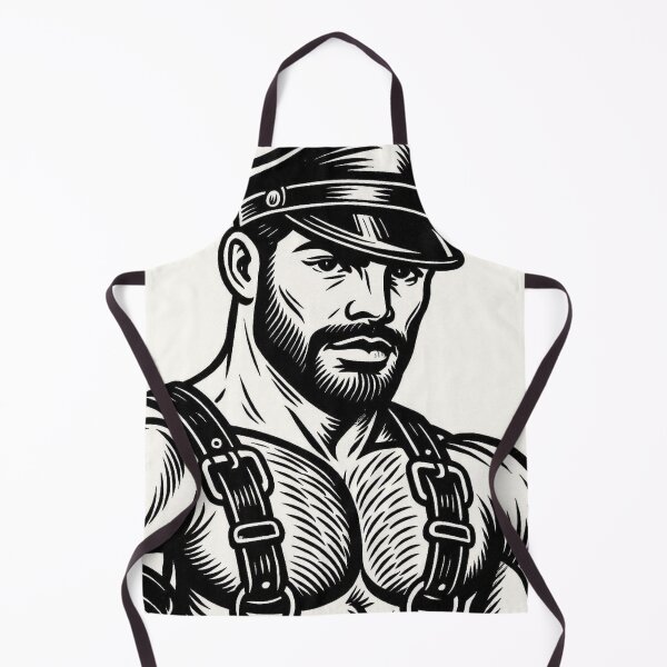 Item preview, Gay Leather Daddy Pride Tatoo Splash Tom of Finland Tribute Gay Leather Pride Graphic Design designed and sold by ItsAKinkThing.