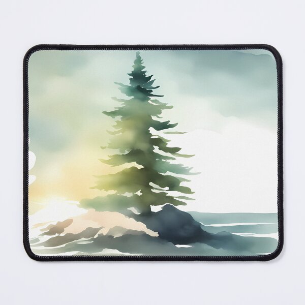Item preview, Fir Tree on Ocean Beach designed and sold by CalmnessbyChoice.