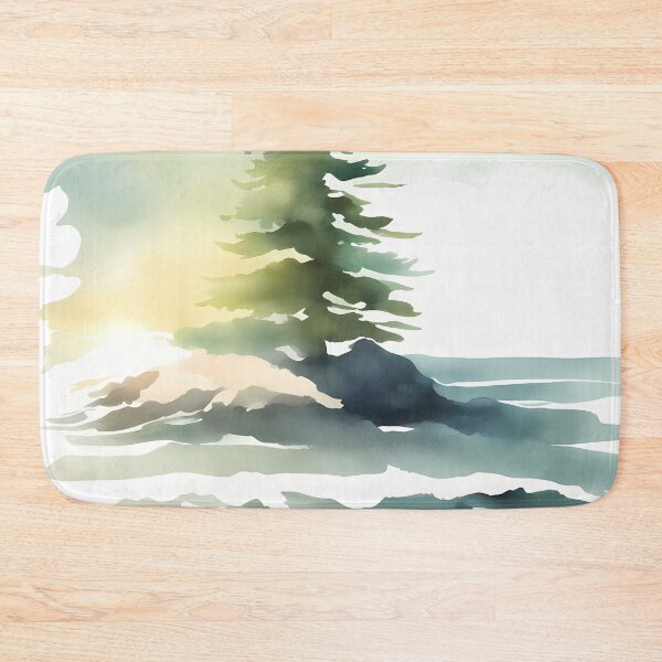 Item preview, Fir Tree on Ocean Beach designed and sold by CalmnessbyChoice.