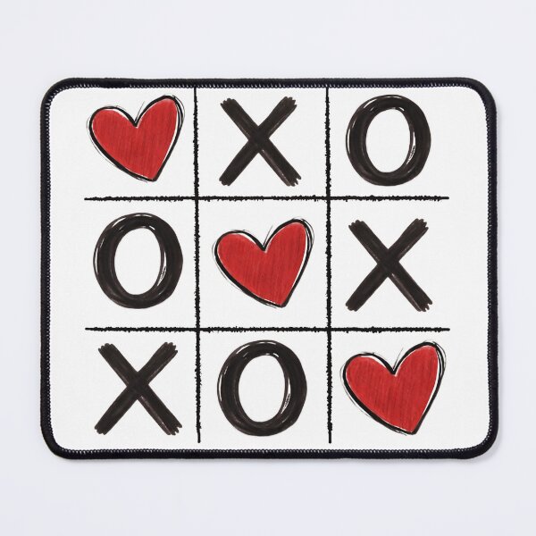 Item preview, Valentine Tic Tac Toe Valentines Day Retro Heart Game designed and sold by Starry Night Creative Art.